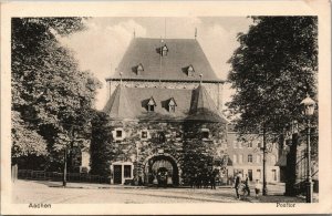 Germany Aachen Ponttor Vintage Postcard 03.60