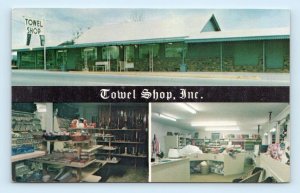 KANNAPOLIS, North Carolina NC ~ Advertising TOWEL SHOP, INC Roadside Postcard