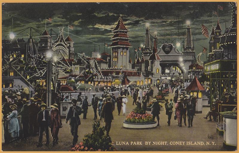 Coney Island, N.Y., Luna Park by Night - 