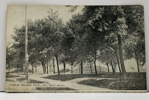 St. Paul Minnesota INDIAN MOUNDS PARK 1910 Jordan to Shakopee Postcard G13