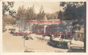 CA, Lake Arrowhead, California, RPPC, Street Scene, Business Section, 1923 PM