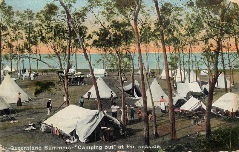 Australia Queensland Summers - Camping out at the seaside