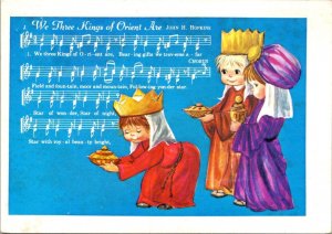 Song Card We Three Kings Of Orient Are By John H Hopkins