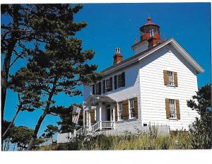 Yaquina Bay Lighthouse Built 1871 Newport Oregon 4 by 6 Card