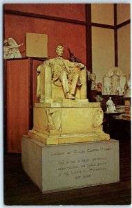 Postcard - Lincoln Statue in Daniel Chester French Studio, Massachusetts