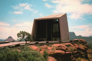 Sedona AZ-Arizona, Chapel of The Holy Cross Church Vintage Postcard