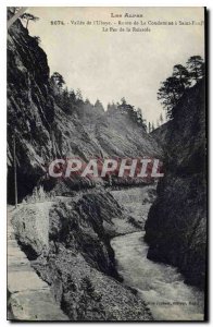 Old Postcard The Ubaye Valley Alps Road Condamine St Paul Pas de la Reissole
