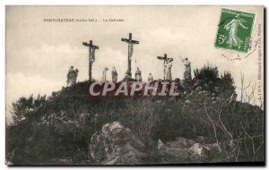 Old Postcard Calvary Pontchateau