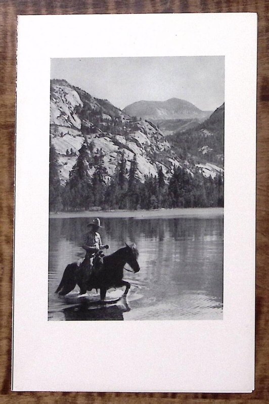 1939 YOSEMITE THE AHWAHNEE MENU ANSEL ADAMS MERCED LAKE AUG 14 LUNCHEON Z2879