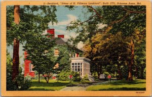 Maryland Princess Anne Beckford Home Of H Fillmore Lankford Curteich