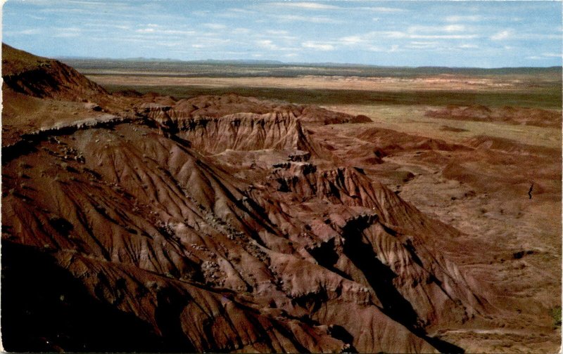 K-133 Painted Desert, Arizona, Northeastern Arizona, Badlands, Buttes, Postcard