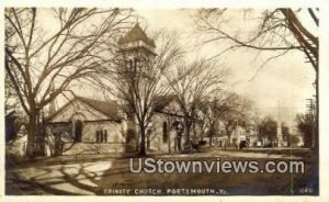 Trinity Church , Real Photo - Portsmouth, Virginia VA  