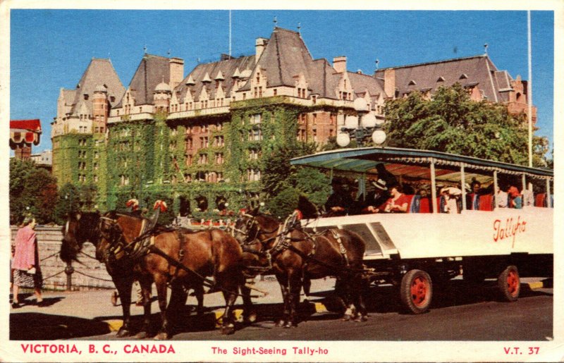 Canada Victoria Sight Seeing Tally-Ho 1956