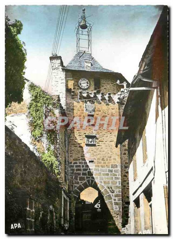 Modern Postcard Salers (Cantal) alt 943 m Belfry