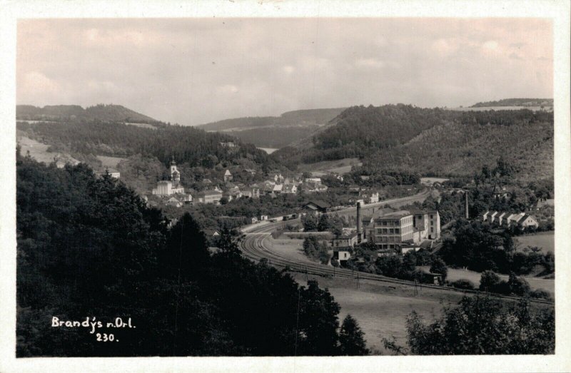 Czech Republic Brandýs nad Orlicí RPPC 03.31