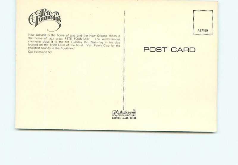 Jazz Great Pete Fountain memphis Tenn