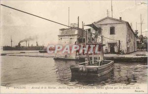 Postcard Toulon Arsenal Old Navy Old Gateway ring The work performed by convicts