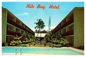 Postcard HOTEL SCENE Hilo Hawaii HI AU7477
