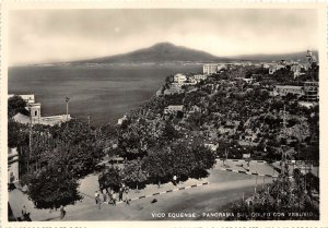 Lot 91 panorama of the gulf with Vesuvius italy real photo vico equense