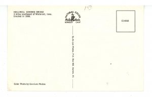 IA - Winterset Area. Holliwell  Covered Bridge