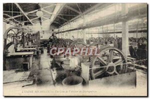 Old Postcard Automobile Factory Michelin Clermont Ferrand A corner of & # 39a...