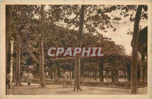 Postcard Old Vichy (Allier) Park Pergola