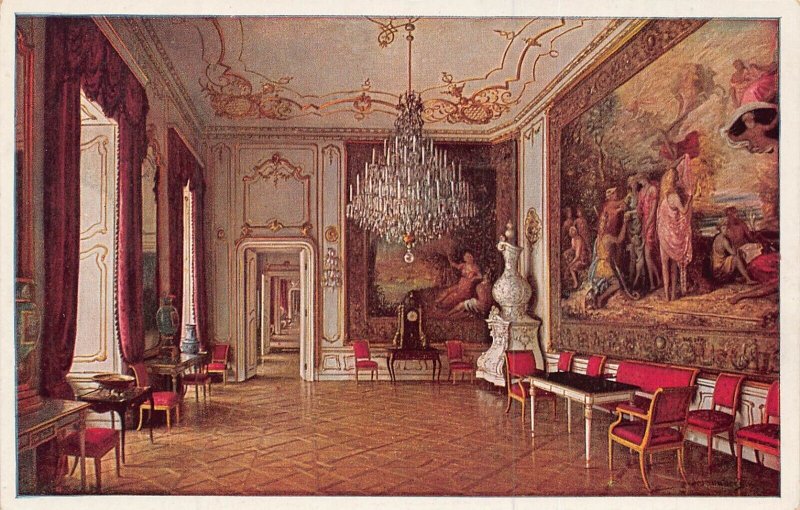 WIEN VIENNA AUSTRIA~OLD IMPERIAL CASTLE-INTERIOR VIEWS-LOT OF 4 POSTCARDS