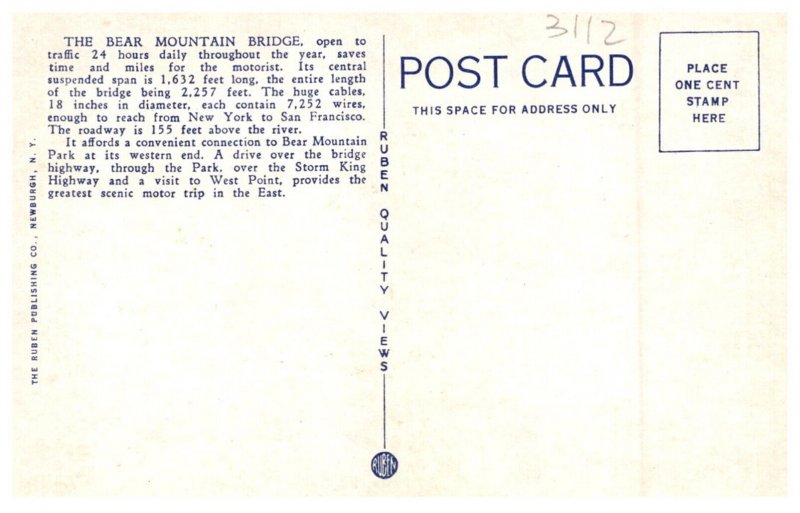 New York  Bear Montain Bridge