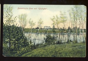 Newcastle, Maine/ME Postcard, Damariscotta River & Gladisfen