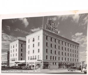 Douglas Arkansas Hotel Gadsden Real Photo Vintage Postcard AA69765