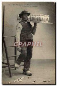 Old Postcard Potier Pottery Manufacturing Breton earthenware Quimper The bear...