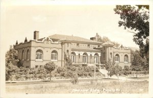 RPPC Postcard Memorial Building Pocatello ID 38