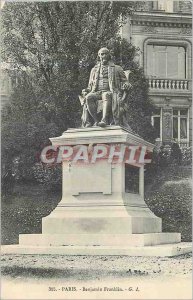 Postcard Old Paris Benjamin Franklin