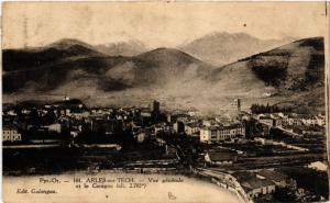 CPA Pye. - Or. ARLES-sur-TECH Vue générale et le CANIGOU (451265)