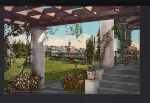 Washington SEATTLE Roof Garden, Hotel Lincoln Pub by Edw H. Mitchell ~ DB