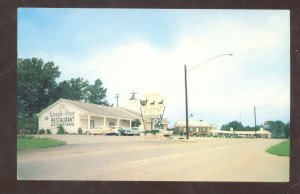 HOPKINSVILLE KENTUCKY CHESMOTEL LODGE OLD CARS VINTAGE ADVERTISING POSTCARD