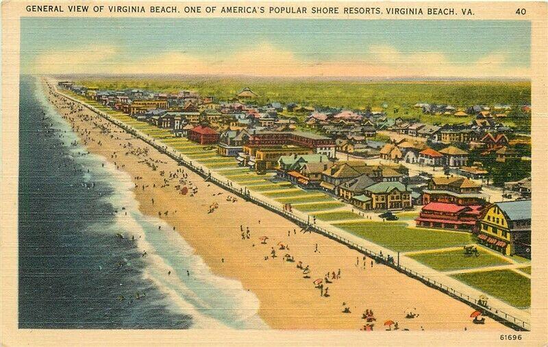 VA, Virginia Beach, General View, Tichnor No. 61696