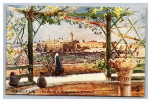 Vintage 1910's Tuck's Postcard The Holy Land Church of the Nativity Bethlehem