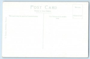 Cumbria England Postcard New Bridge and River Scene Sedbergh c1930's