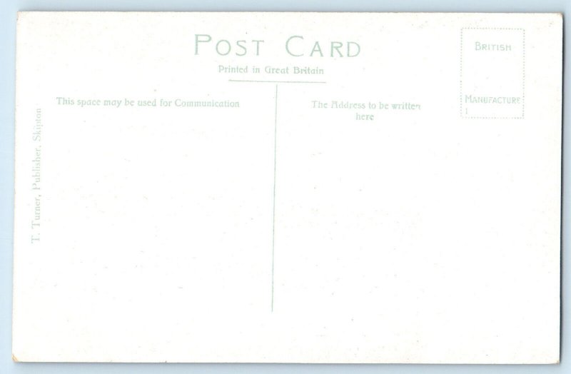 Cumbria England Postcard New Bridge and River Scene Sedbergh c1930's