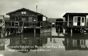 austria, NEUSIEDL am See, Bgld., Biologische Seestation Vogelparadies 1950s RPPC