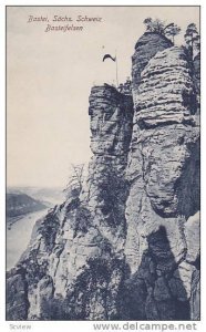 Basteifelsen, Bastei, Sachs. Schweiz, Switzerland, 1900-1910s