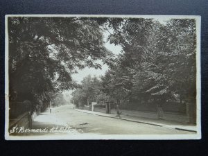 Birmingham OLTON St. Bernard's Road c1908 RP Postcard by Wickes, Post Office