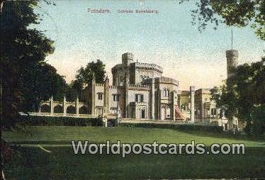 Schloss Babelsberg Potsdam Germany 1912 