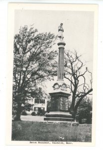 MA - Cape Cod, Sandwich. Eaton Monument
