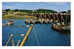 Famous Digby Scallop Fleet, CPR Digby Pines Hotel, Nova Scotia,