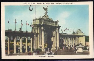 Ontario TORONTO Canadian National Exhibition Princes' Gates - White Border
