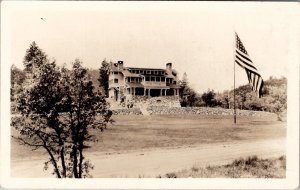 Black Hills South Dakota State Game Lodge Pres Coolidge Summer Home Postcard X4