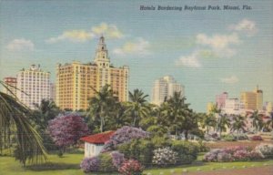 Florida Miami Hotels Bordering Bayfront Park