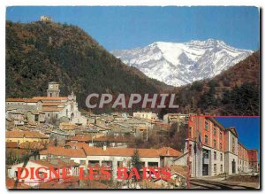 Modern Postcard Digne les Bains Alps de Haute Provence tourist and spa town